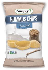 Simply 7 chips hummus sea salt/ 130gr