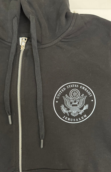 Jacket Embroidered Jerusalem Line with U.S Embassy Seal Jerusalem