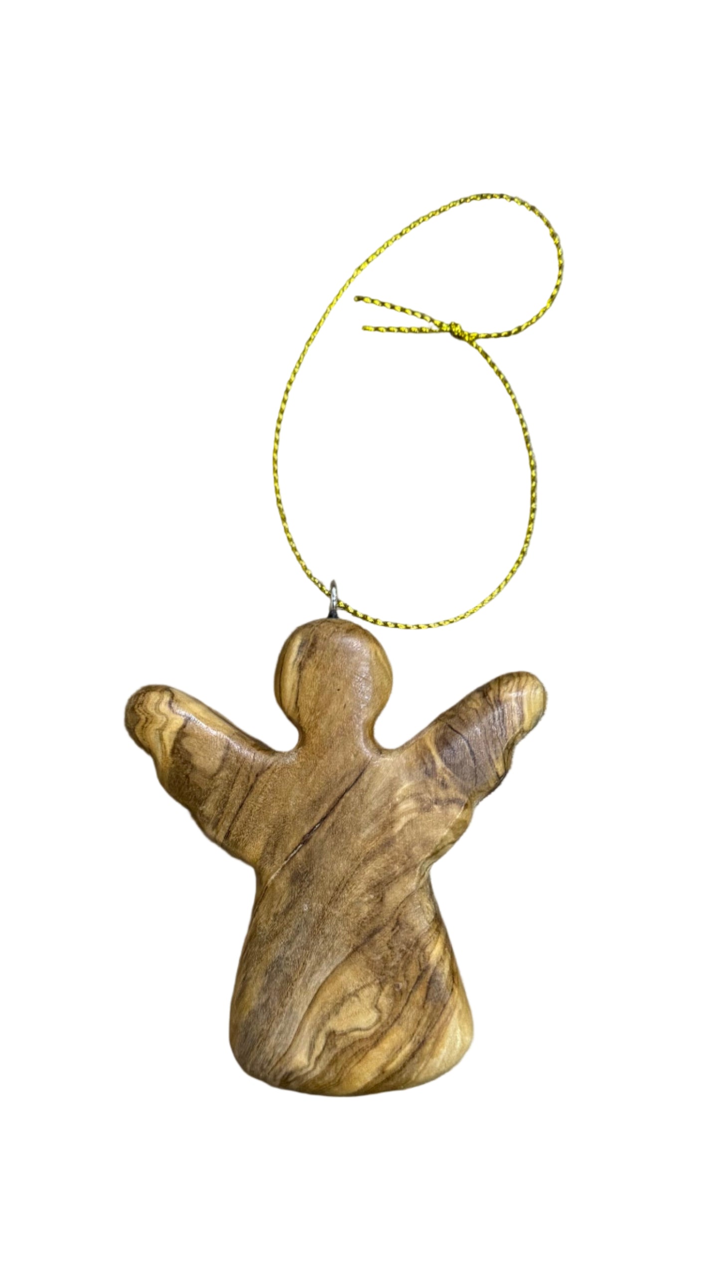 Xmas Ornament Olive Wooden 1pc/ From the Holy Land Bethlehem