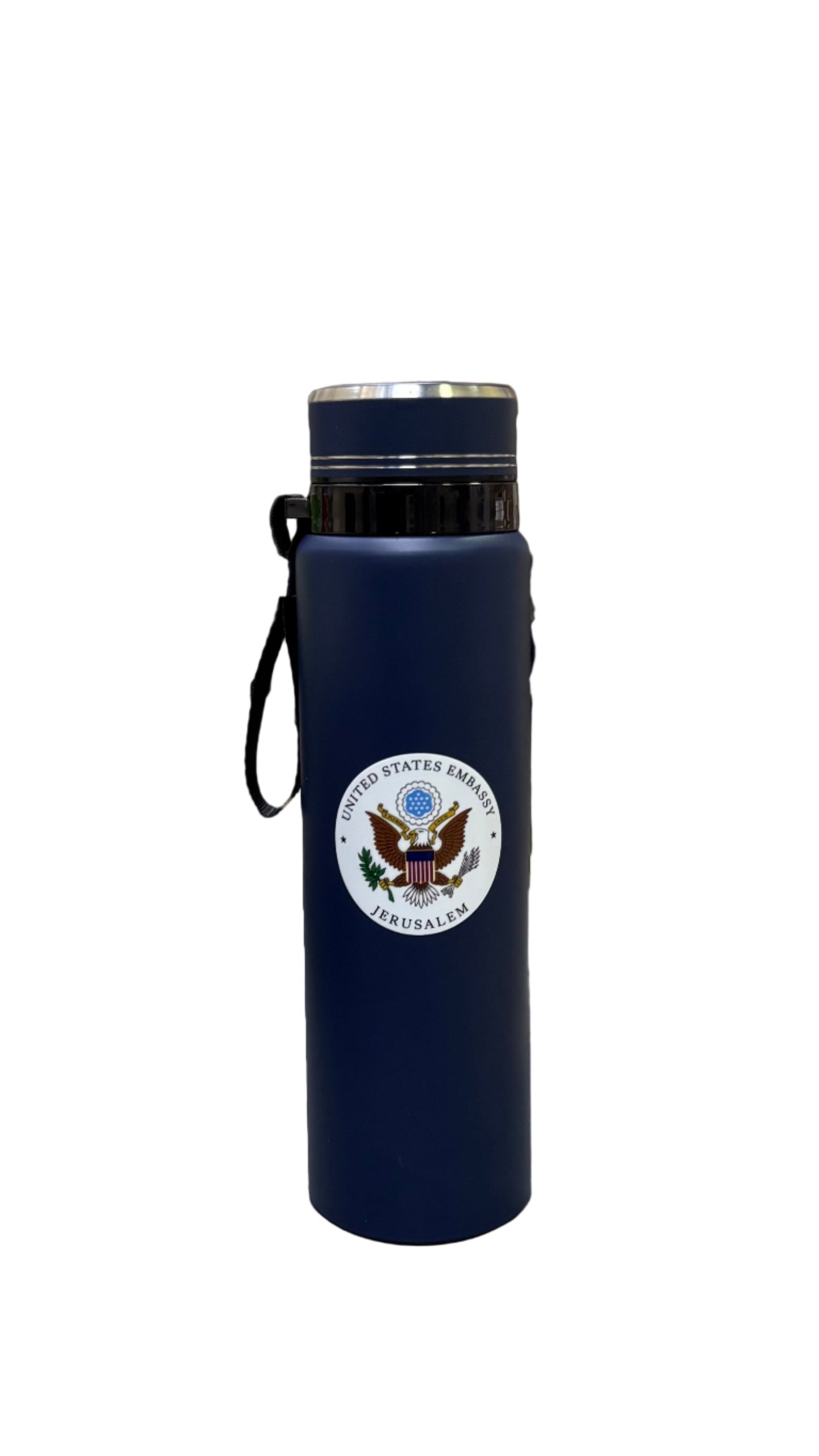 Thermos Flask With Tea Infuser 1000ml /U.S. Embassy Jerusalem Seal