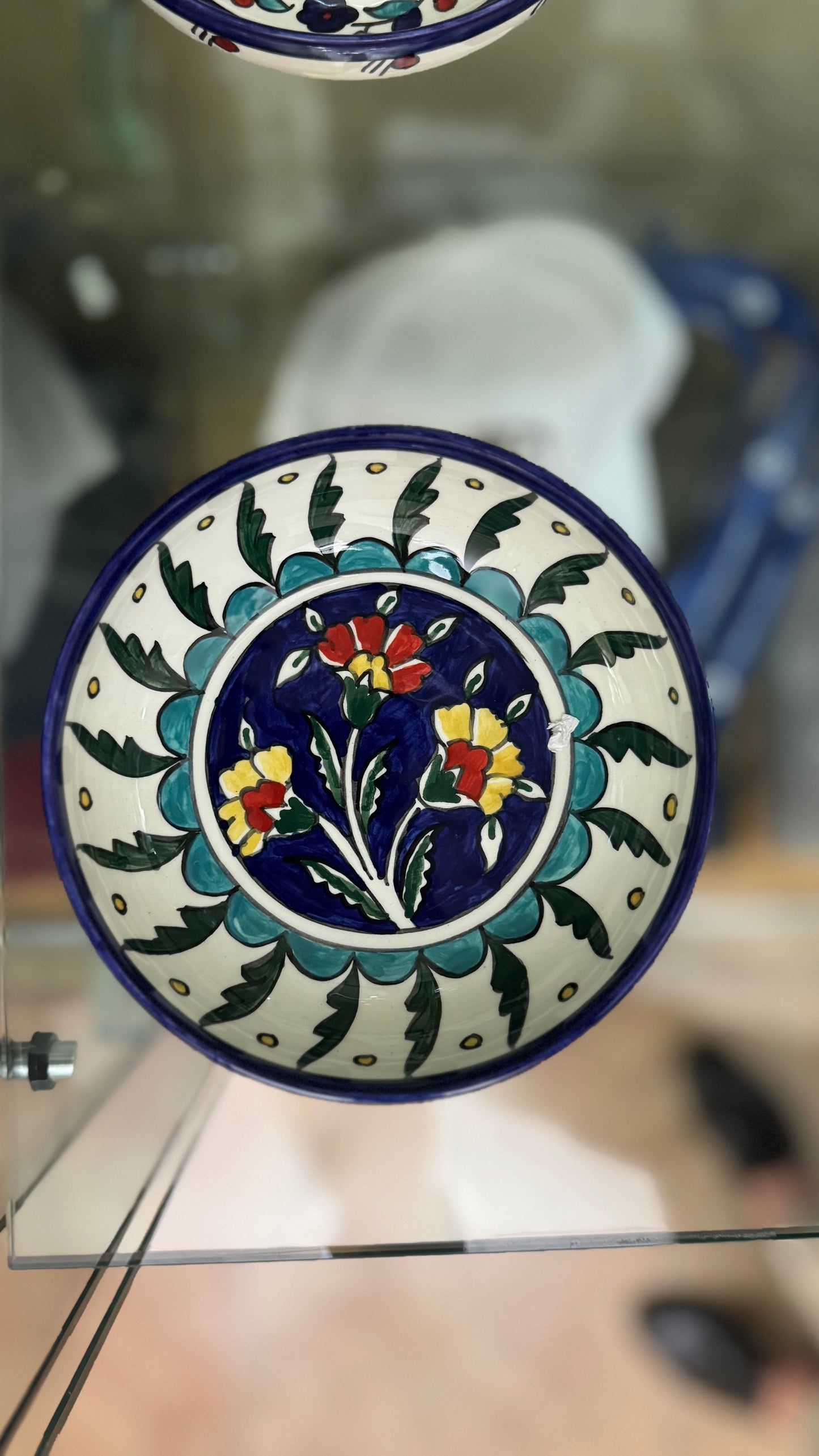 Jerusalem Collection Hand-Painted Ceramics -  Bowl (Medium)