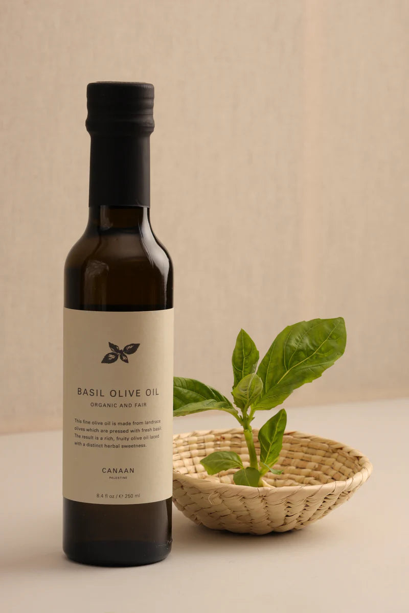 CANAAN Organic Olive Oil 250ml / Garlic / Chili / Basil
