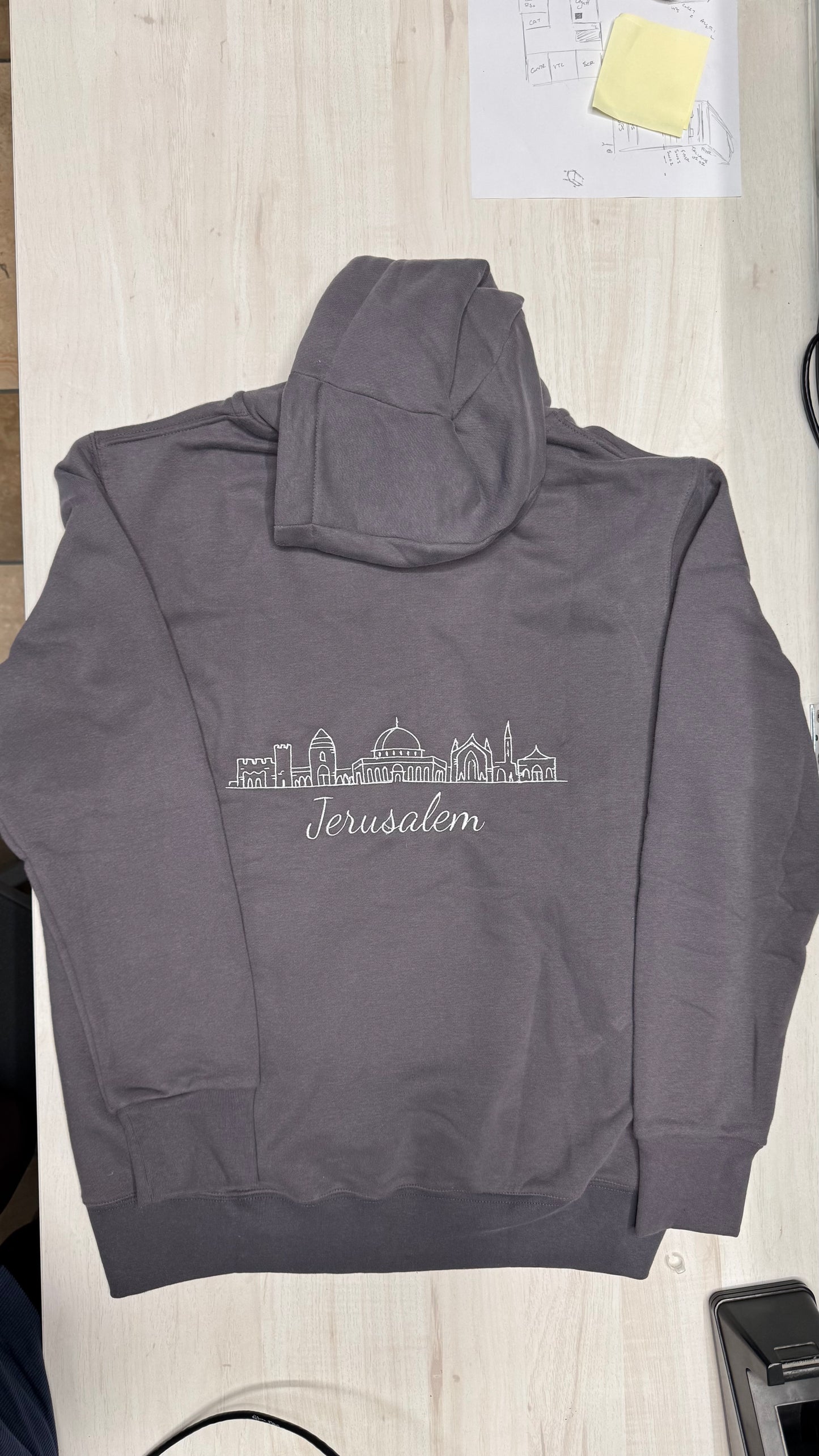 Jacket Embroidered Jerusalem Line with U.S Embassy Seal Jerusalem
