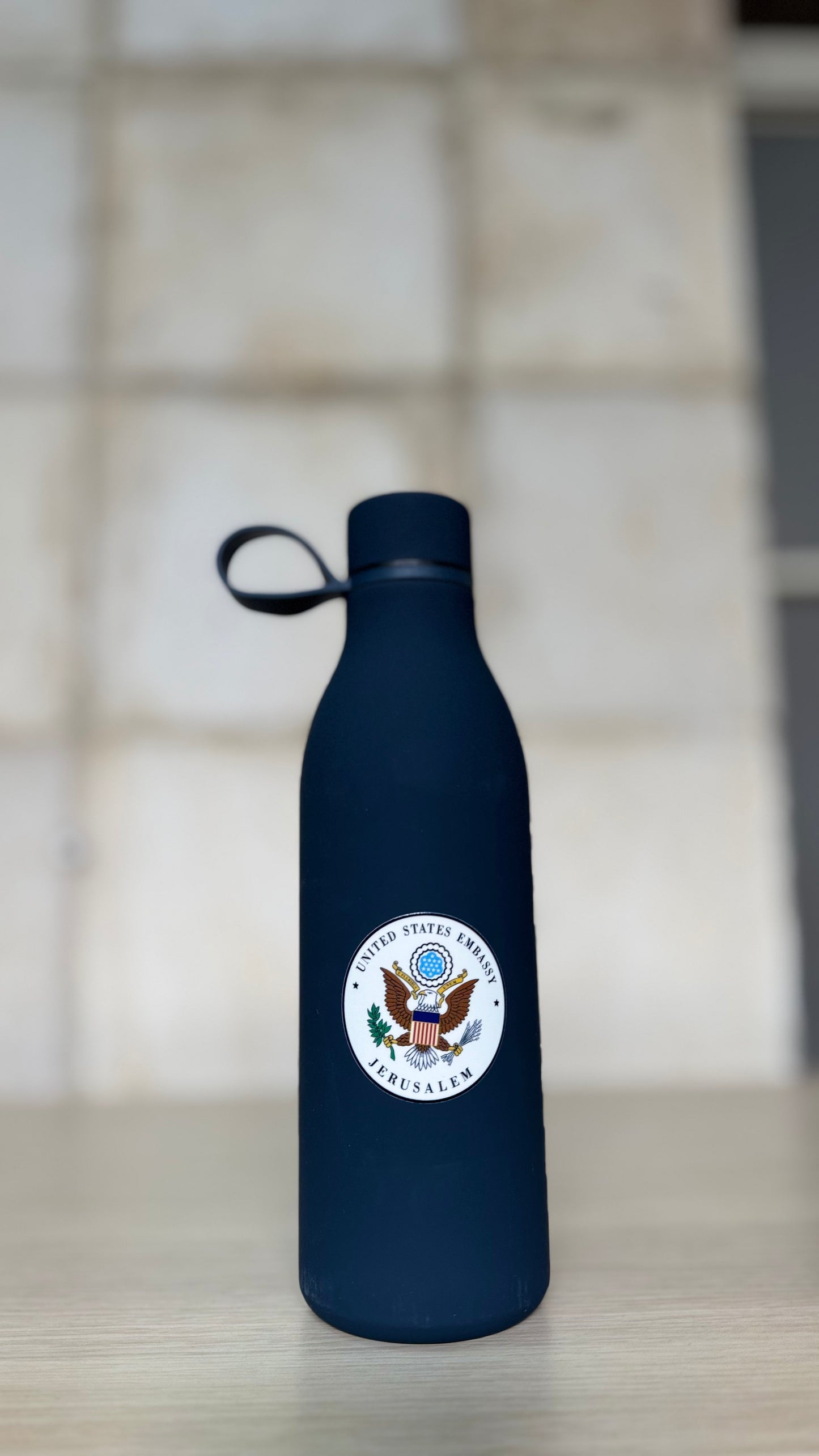 Matte Water Bottle / Embassy Seal