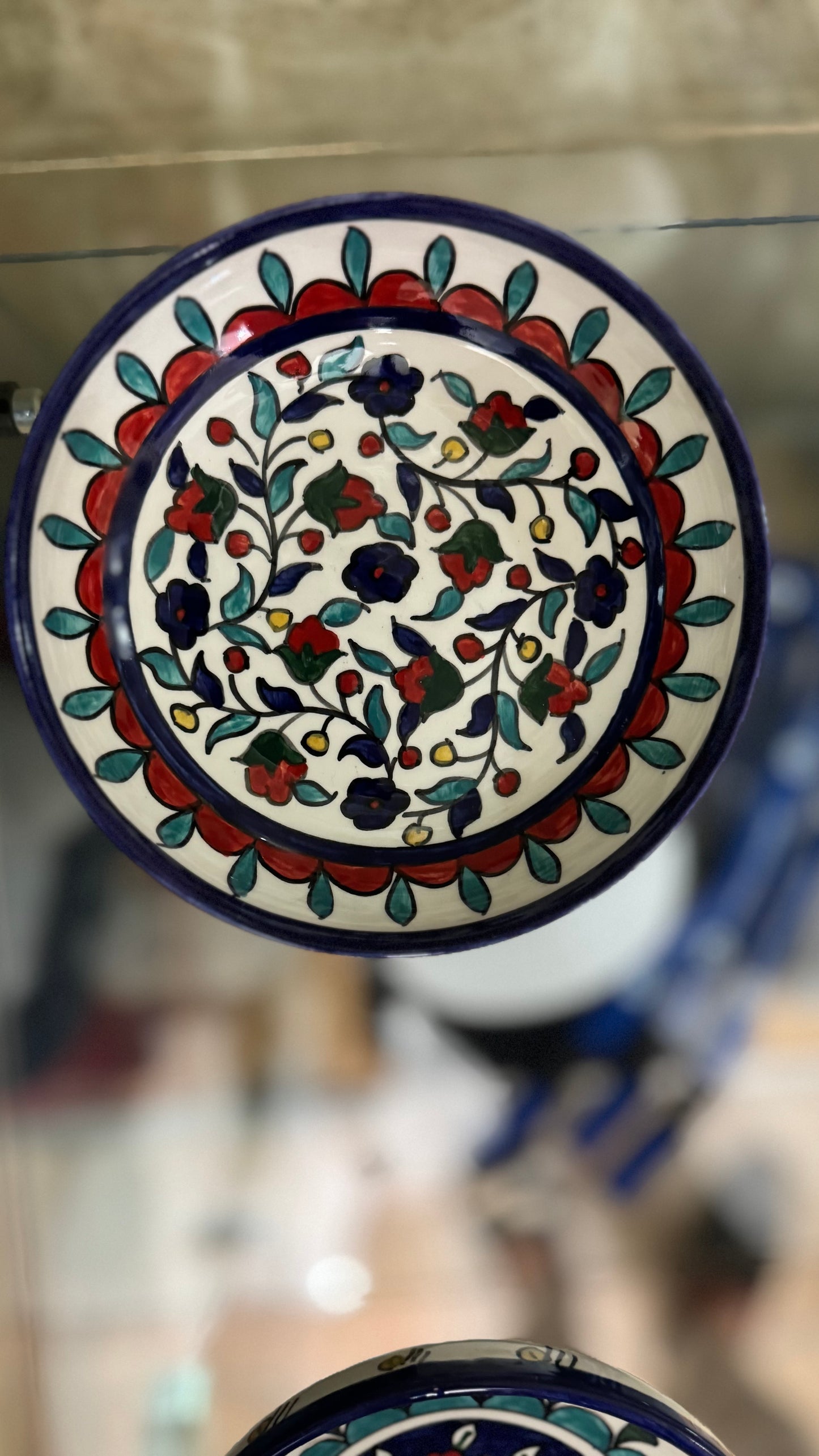 Jerusalem Collection Hand-Painted Ceramics -  Bowl (Medium)