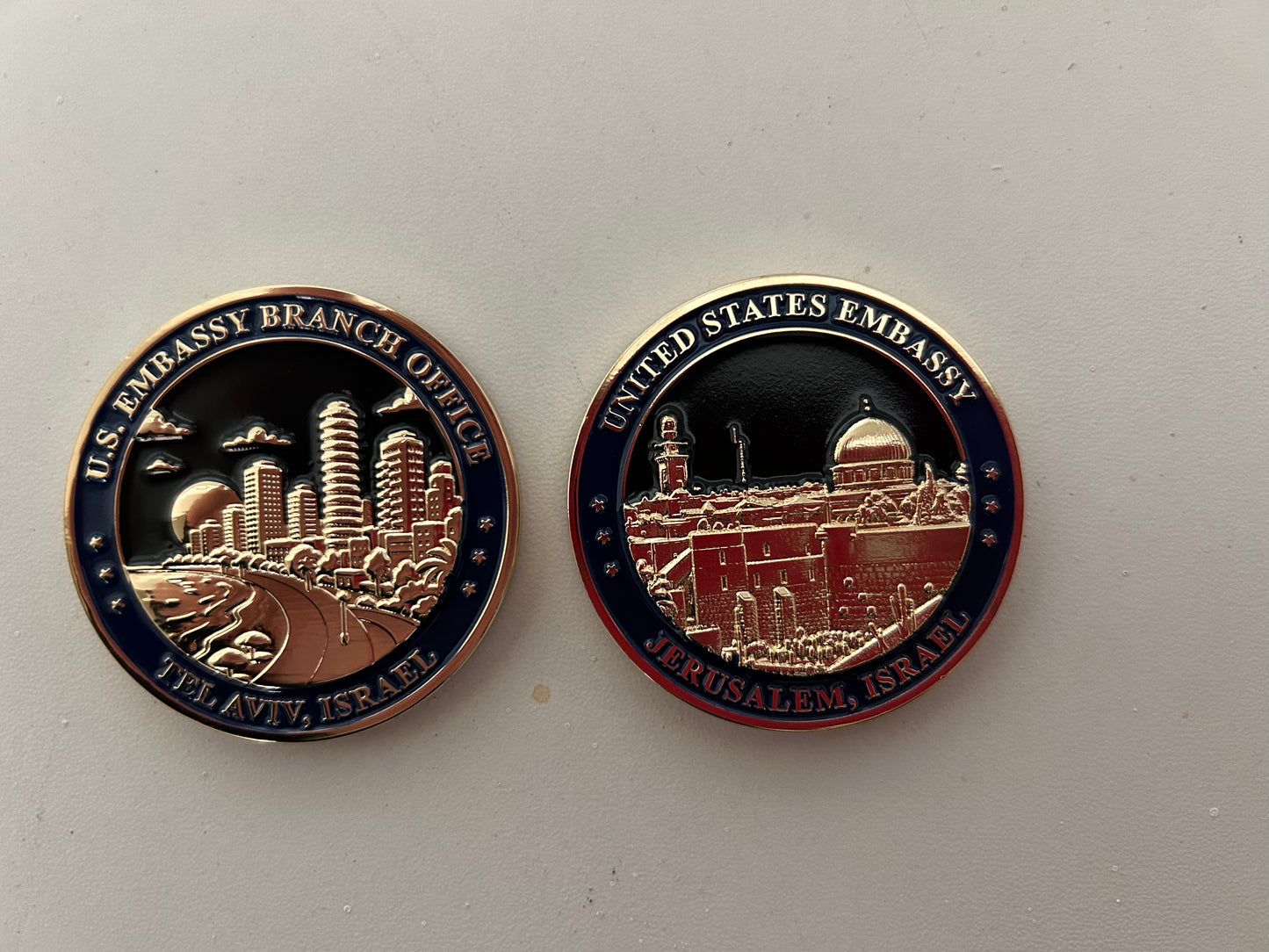 Embassy Jerusalem & EBO Tel Aviv Commemorative Coin