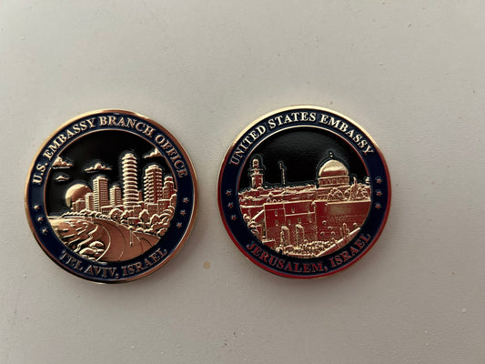 Embassy Jerusalem & EBO Tel Aviv Commemorative Coin