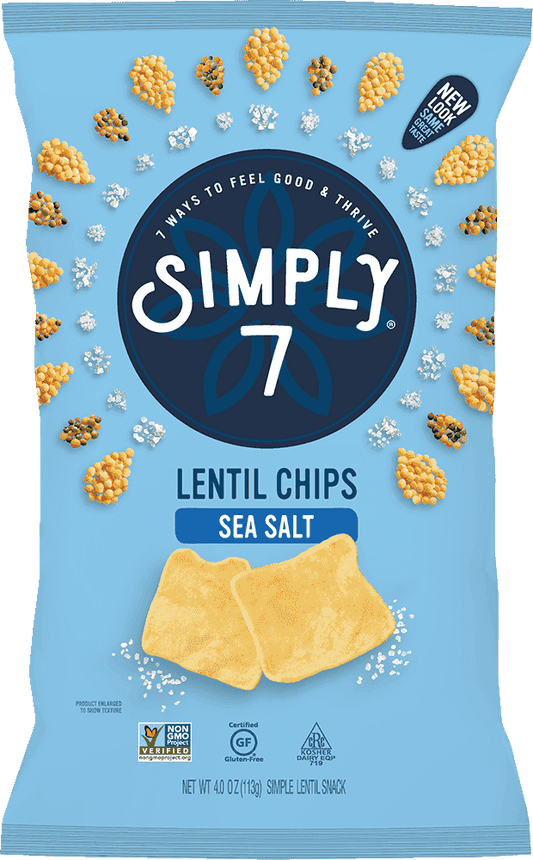 Simply 7 Chips Lentil Sea Salt (3.65 oz)