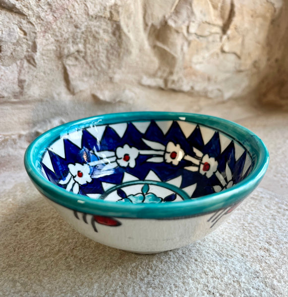 Jerusalem Collection Hand-Painted Ceramics - Bowl (Small)