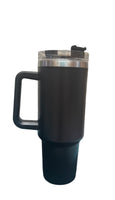 U.S. Embassy Water Cup with Straw / Black