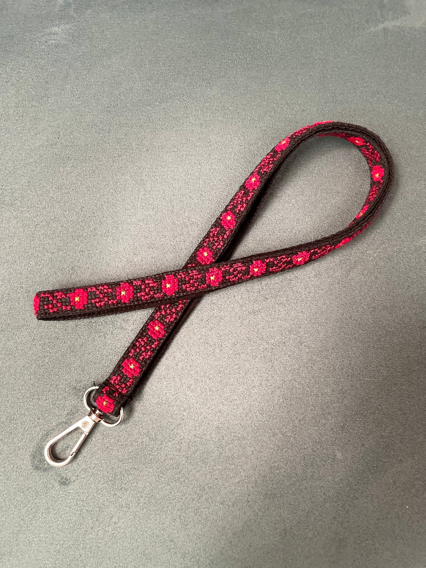 IDNA Hand Embroidered Lanyard
